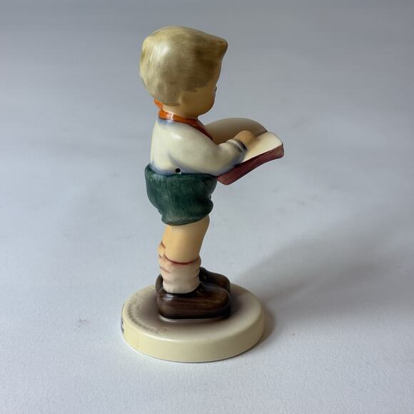 HUMMEL FIGURINE #2087/B "Honor Student"‎ Boy with Book Original Certificate T90 - Picture 5 of 8
